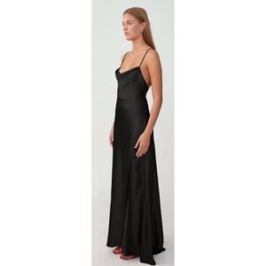 FAME & PARTNERS - VIN Long Dress IN BLACK NWT Size 16